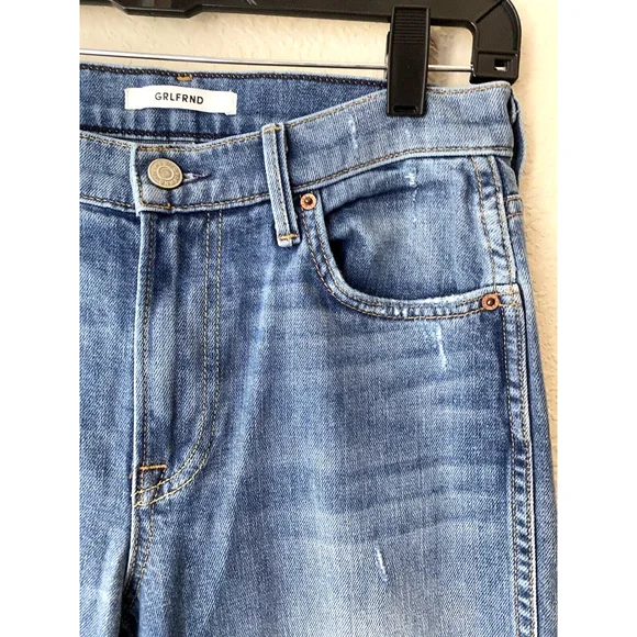 GRLFRND Naomi High Rise Denim I Will Survive Womens Jeans Size 27 - Picture 4 of 9